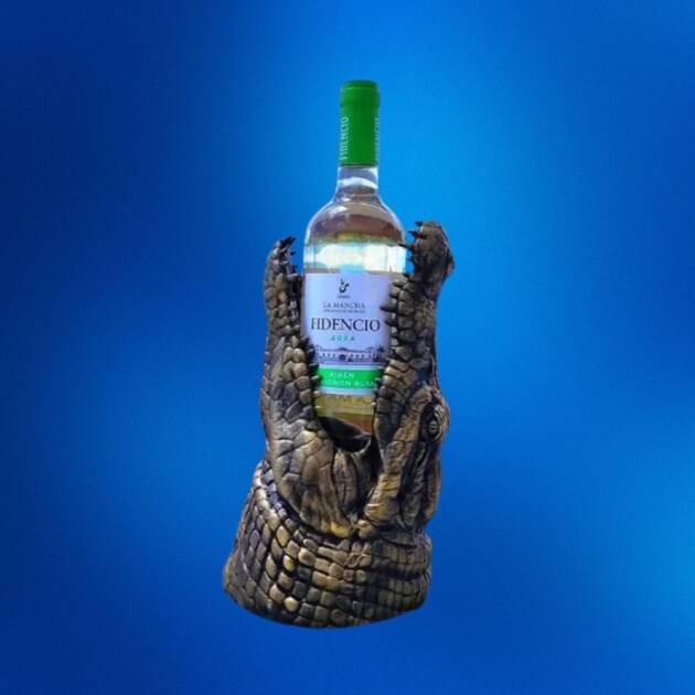 Crocodile Wine Holder – STL File for 3D Printing