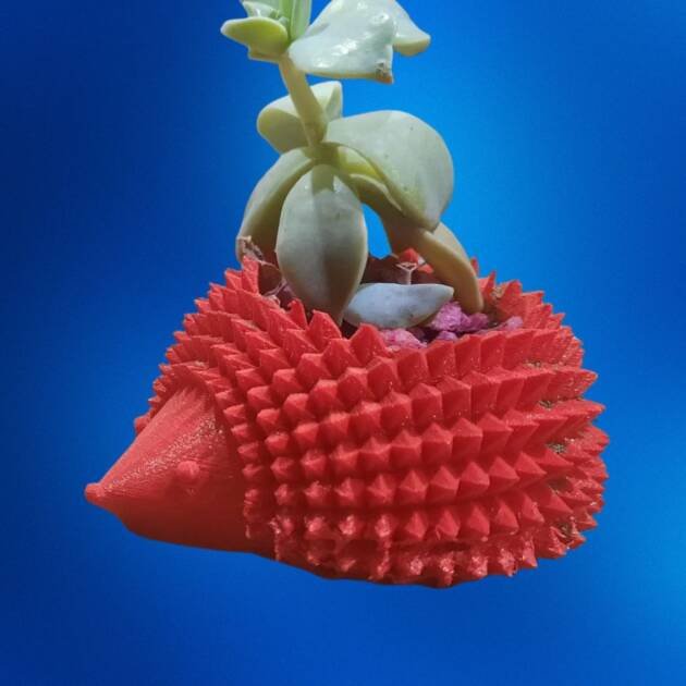 Hedgehog Flower Pot STL – Cute 3D Printable Animal Planter