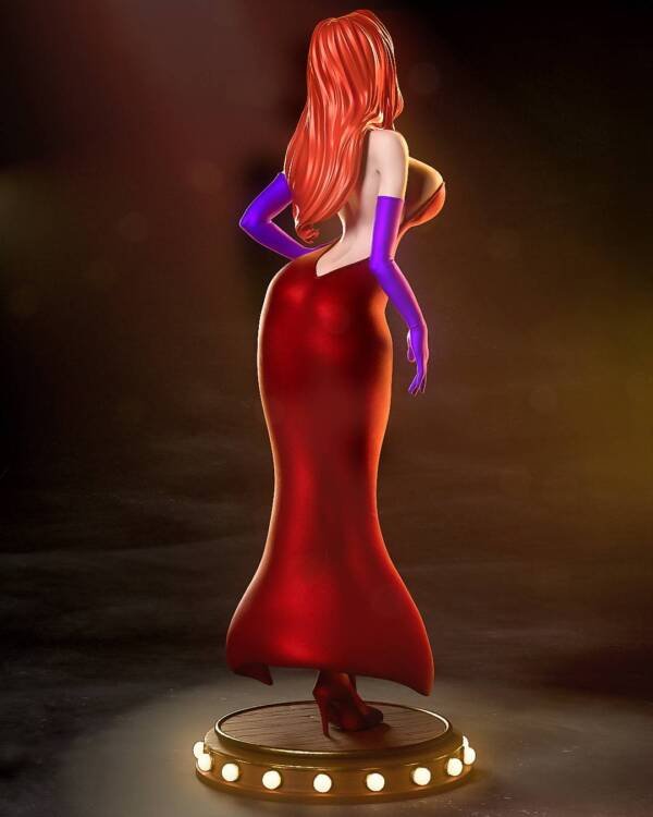 Jessica Rabbit – STL File for 3D Printing - Image 2
