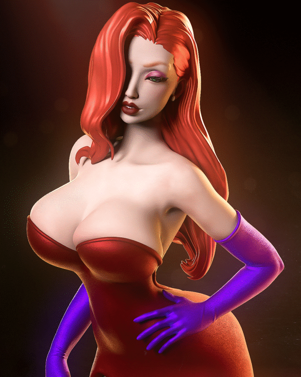 Jessica Rabbit – STL File for 3D Printing - Image 3