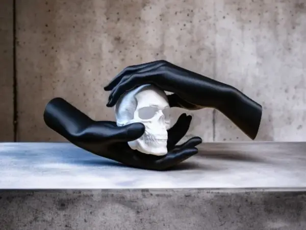 Eternal Embrace – 3D Sculpture STL File for 3D Printing - Image 2