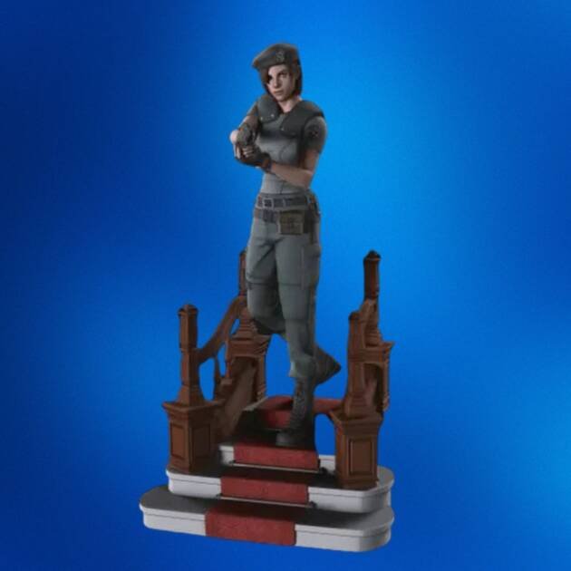 Jill Valentine – Resident Evil STL File for 3D Printing