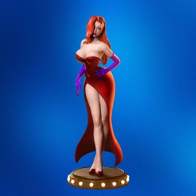 Jessica Rabbit – STL File for 3D Printing
