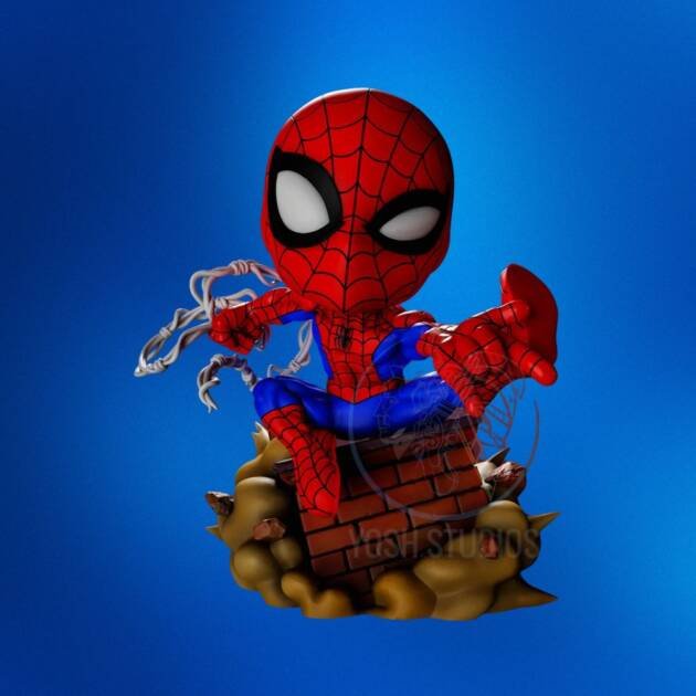 Spider-Man Mini – STL File for 3D Printing