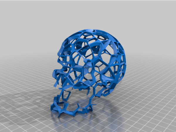 Cracked Skull STL – Realistic 3D Printable Horror Prop Model - Image 2