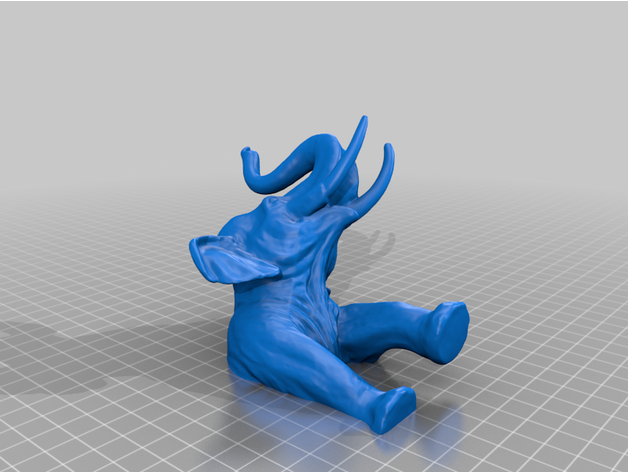 Elephant Desktop Frame STL – Cute 3D Printable Photo - Image 5