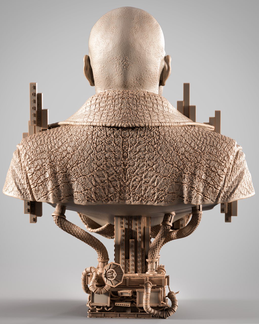 Morpheus Bust STL – Premium 3D Printable Fan Art from The Matrix - Image 3