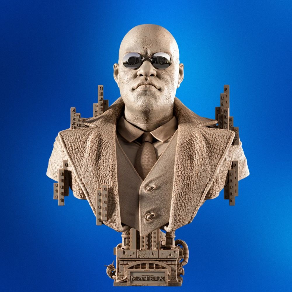 Morpheus Bust STL – Premium 3D Printable Fan Art from The Matrix