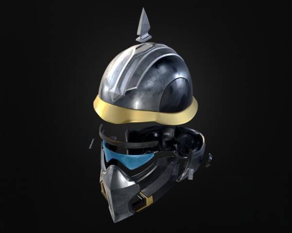 Helldivers 2 – Honorary Guard Helmet 3D Printable STL - Image 2