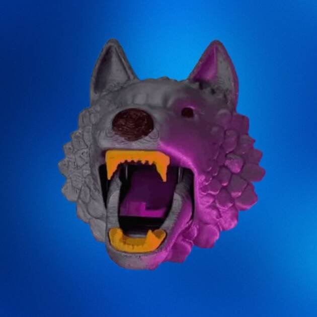 Wolf Coat Rack – Stylish 3D Printable Wall Organizer