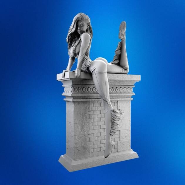 Black Cat – 3D Printable Figurine & Decor STL