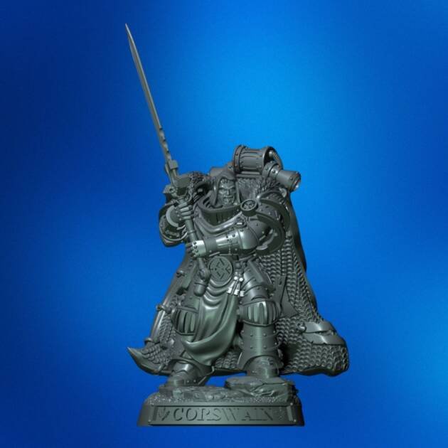 Corswain – Dark Fantasy Warrior STL for 3D Printing