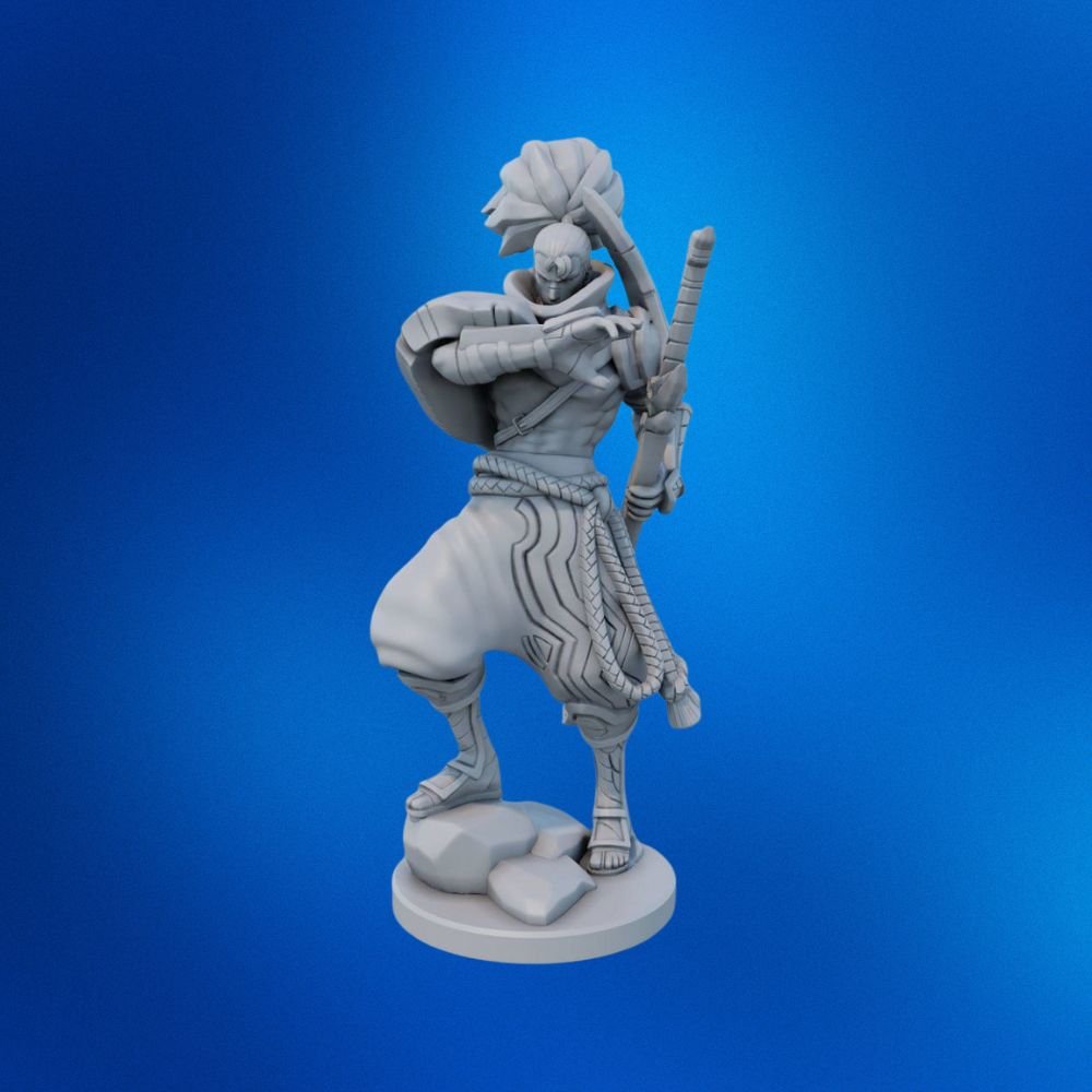 Nightbringer Yasuo STL – League of Legends 3D Printable Fan Art Figure