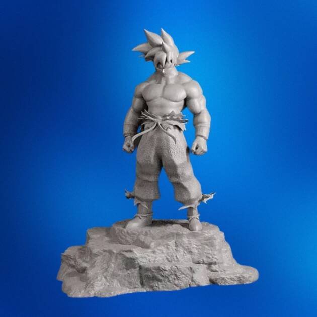 Goku Figure – Full STL Model for 3D Printing