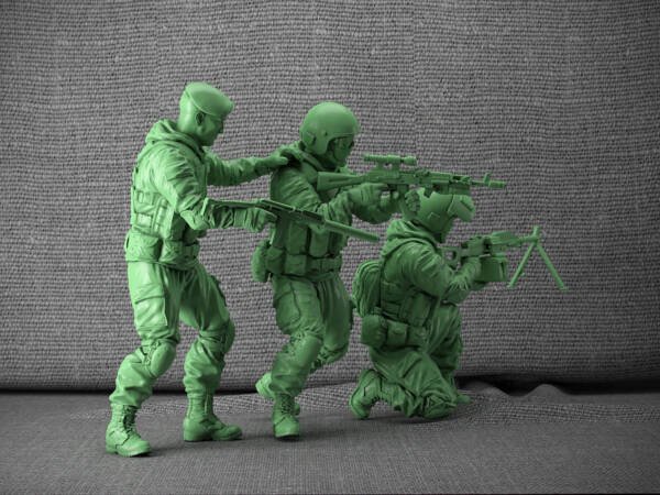 Soldiers Russian Federation Constructor – 3D Print Model STL - Image 2