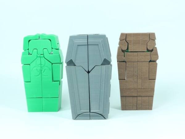 Transformable Zombieman – Halloween 3D Printable Horror Figurine STL - Image 7