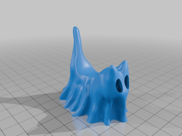 Halloween Ghost Cats – Spooky Cute 3D Printable Figures STL - Image 2