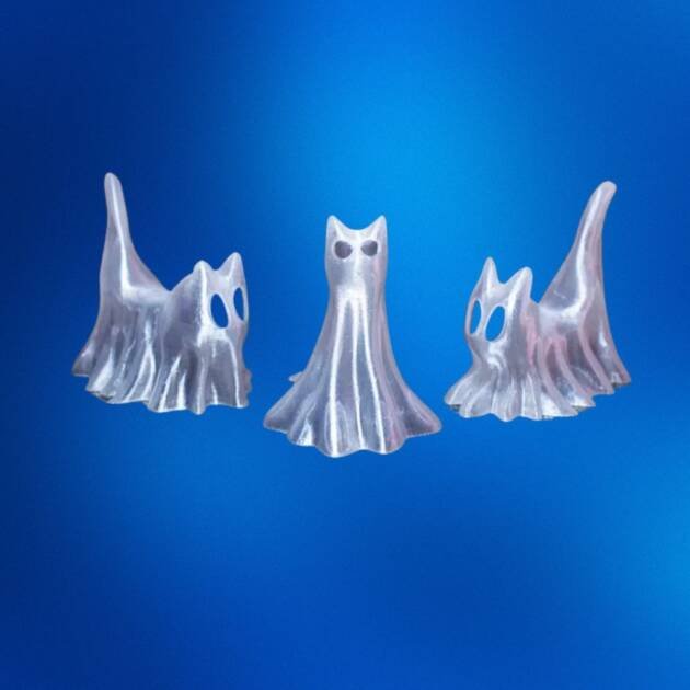 Halloween Ghost Cats – Spooky Cute 3D Printable Figures STL