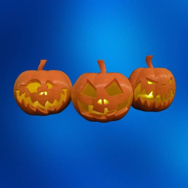 Halloween Pumpkins – 3D Printable Jack-O’-Lanterns STL - Image 2