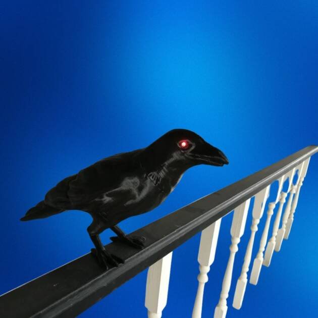 Halloween Crow – Spooky 3D Printable Decoration STL