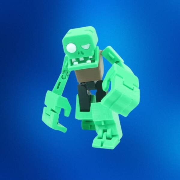 Transformable Zombieman – Halloween 3D Printable Horror Figurine STL