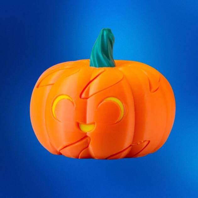 Spiral Pumpkin Puzzle STL – 3D Printable Brain Teaser for Halloween