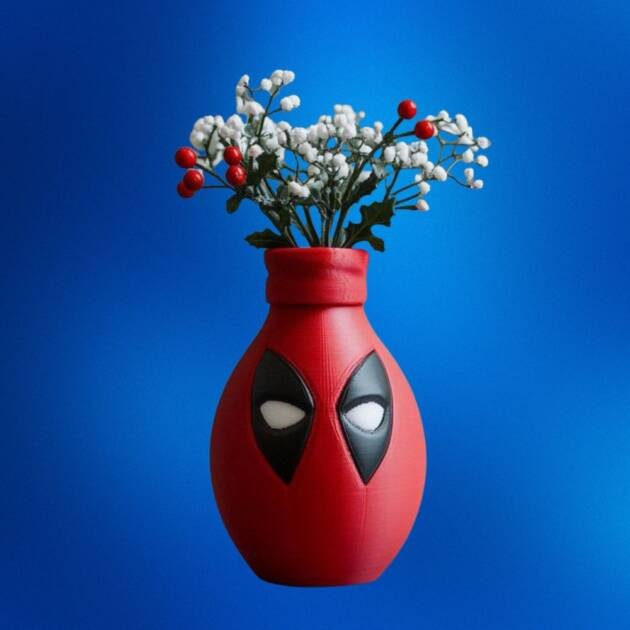 Deadpool Vase STL – 3D Printable Superhero Home Decor