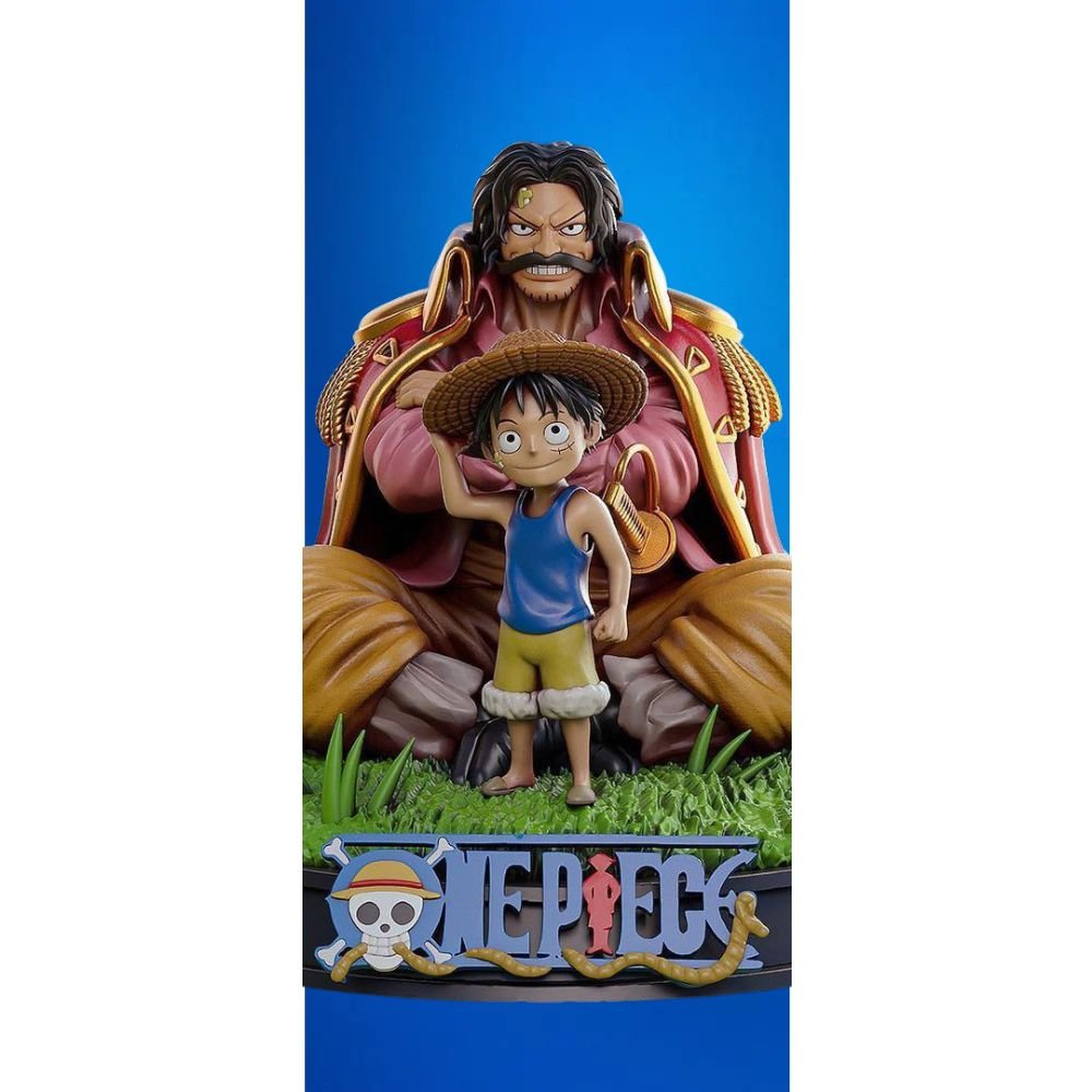 Gold D Roger and Kid Luffy Sculptures 3D