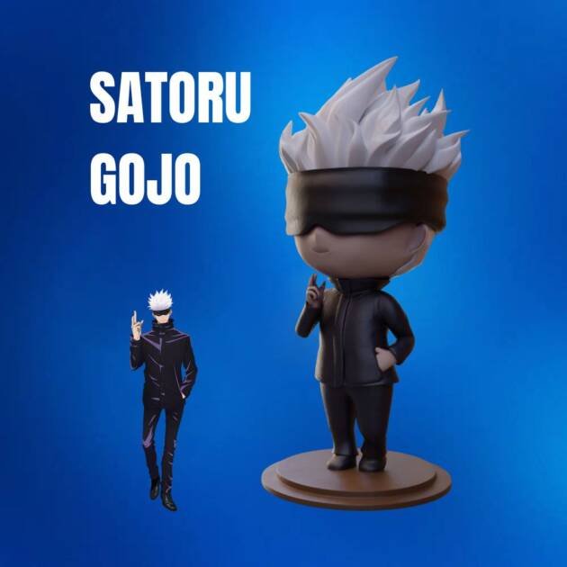 Satoru Gojo Chibi 3D