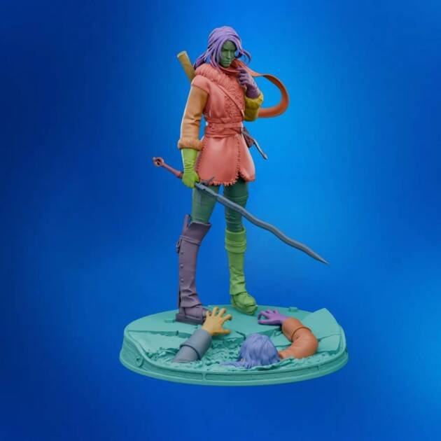 Ciri The Witcher Winter STL