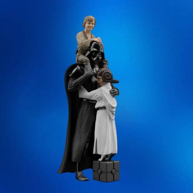 Darth Vader Luke and Leia Star Wars STL